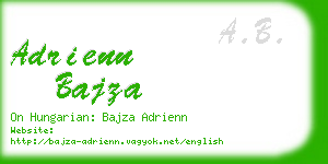 adrienn bajza business card